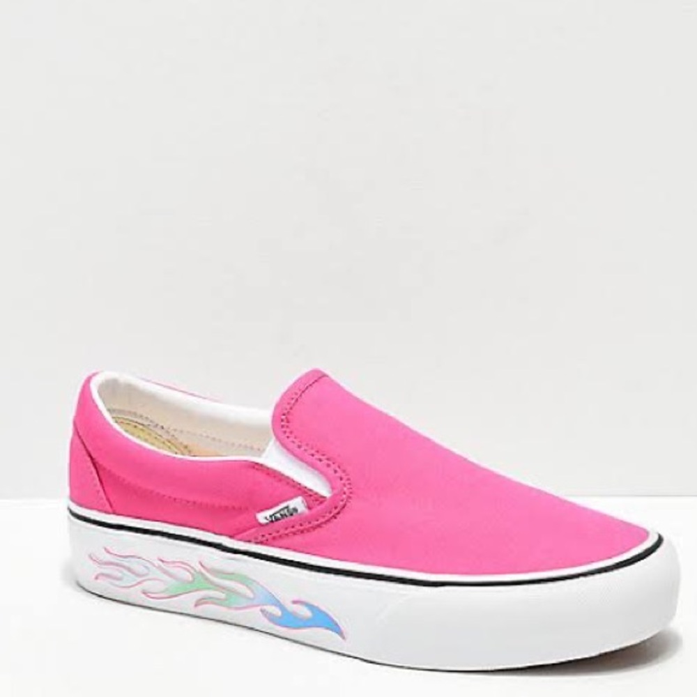Hot pink flames